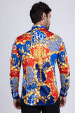 Leopard Baroque Long Sleeve Shirt
