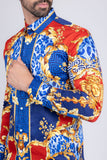 Leopard Baroque Long Sleeve Shirt