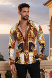 Leopard Baroque Long Sleeve Shirt
