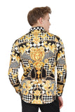 Baroque Checker Long Sleeve Shirt