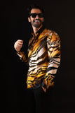 Veneto Rhinestone Long Sleeve Shirt
