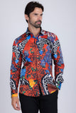 Giraffe Rose Rhinestone Long Sleeve Shirt