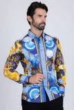 Oxford Rhinestone Long Sleeve Shirt