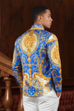 Andre Baroque Rhinestone Long Sleeve Shirt