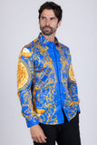 Andre Baroque Rhinestone Long Sleeve Shirt