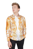 Andre Baroque Rhinestone Long Sleeve Shirt
