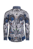 Summer Night Rhinestone Long Sleeve Shirt