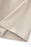 Apex Drawstring Stretch Shorts BEIGE