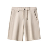 Apex Drawstring Stretch Shorts BEIGE