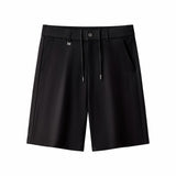 Apex Drawstring Stretch Shorts BLACK