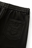 Apex Drawstring Stretch Shorts BLACK