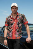 Paisley Garden Rhinestone Short Sleeve Shirt