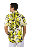 Cats Rhinestone Short Sleeve Shirt