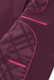 ESSENCE SIGNATURE SUIT BURGUNDY