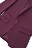 ESSENCE SIGNATURE SUIT BURGUNDY
