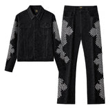 Sanctum Cross Denim SET – Century Penthouse BLACK/SILVER
