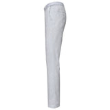 Dapper Details Pants WHITE/SILVER