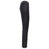 Men’s Elegant Black Textured Dress Pants BLACK
