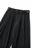 Wellington Side-Tab Trousers BLACK