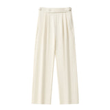 Wellington Side-Tab Trousers IVORY