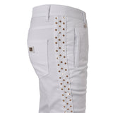 Key Piece Pant WHITE/GOLD