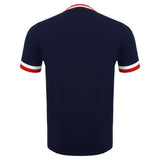 Elite Contrast Ribbed Knit Tee NAVY