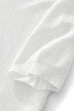Textura Knit Knit Tee WHITE