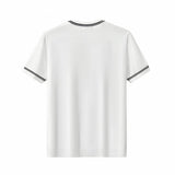 Strato Trim Knit Tee WHITE