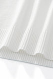 Strato Trim Knit Tee WHITE