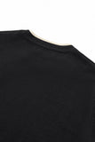 Monaco Trim Knit Tee BLACK
