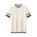 Monaco Trim Knit Tee WHITE
