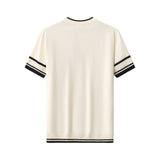 Monaco Trim Knit Tee WHITE