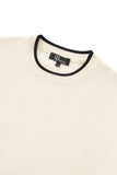 Monaco Trim Knit Tee WHITE