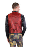Grip Spot Plaid Checkered Dress Vest