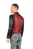 Grip Spot Plaid Checkered Dress Vest