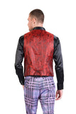 Grip Spot Plaid Checkered Dress Vest