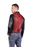 Grip Spot Plaid Checkered Dress Vest