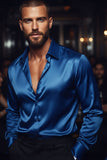 Lust For Life Satin Long Sleeve Shirt
