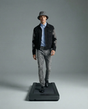 Sanctum Cross Denim Jkt, Pant & Hat + Olympic Victory Button-Up Shirt BLACK/GREY/SILVER/SKY BLUE