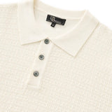 Milano Texture Knit Polo IVORY