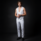 Luxe Luster + Shine Chic SET - WHITE/SILVER