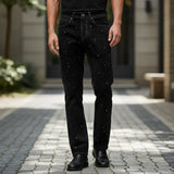CrocEdge Dual-Fabric Zip Jacket + Echoed Harmony - El Baron + Midnight Serpent Rhinestone Pants RED/BLACK