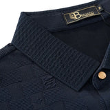 Seamless Check Texture Polo NAVY