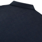Seamless Check Texture Polo NAVY