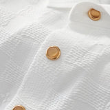 Seamless Check Texture Polo WHITE