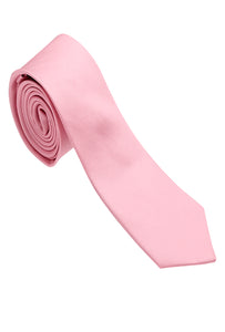 Pink 100% Woven Silk Necktie