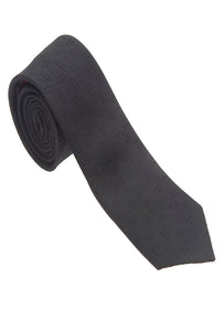 Black 100% Woven Silk Necktie