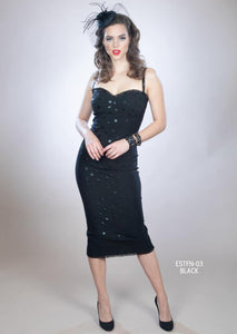Estefania 1950's Fitted Spaghetti Strap Dress by Stop Staring! Italy Direct Estefania 1950's Fitted Spaghetti Strap Dress by Stop Staring! Italy Direct