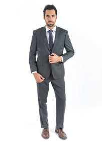Classic Fit Grey Nailhead Two Piece Suit ST-19FW6
