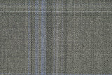 Classic Fit Grey Check Two Piece Suit ST-20FW9